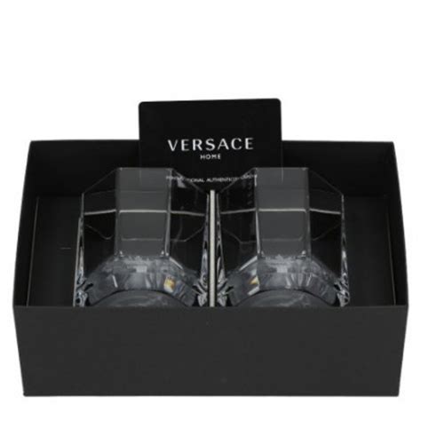 Zestaw 2 szklanek do whisky Versace Crystal Lumiere 